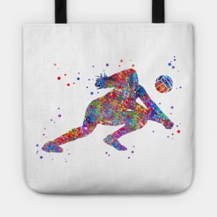 Volleyball girl Tote