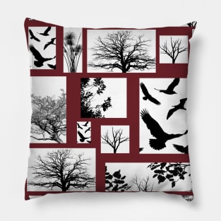 Nature silhouette Pillow