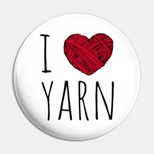 I Heart Yarn Pin