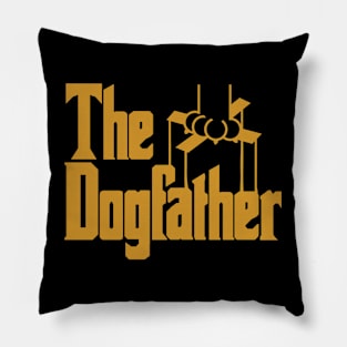 The Dogfather T-shirt Design Pillow