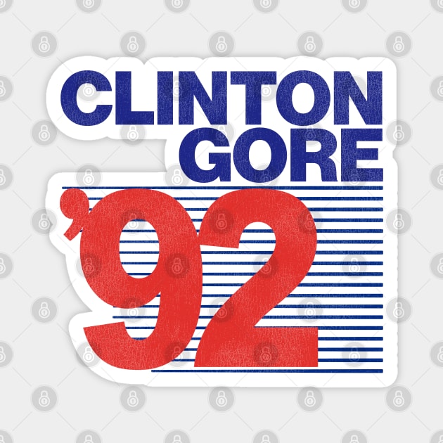 CLINTON GORE '92 Magnet by darklordpug