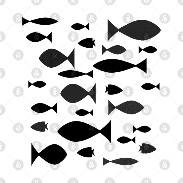 Minimalist fish pattern by RENAN1989