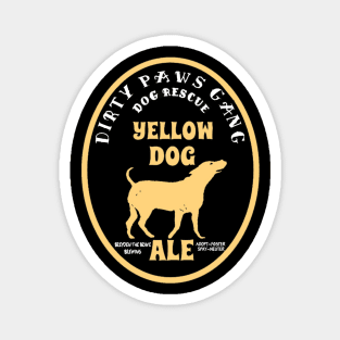 Dirty Paws Gang yellow dog ale Magnet