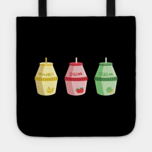 Banana milk strawberry milk melon milk Korea cute drinks set Tote