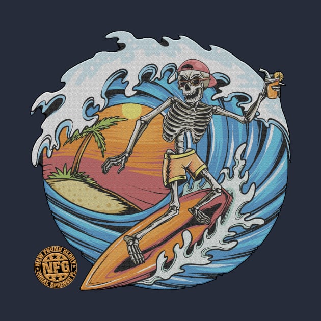 Skull Surfing New Found Glory by Hatorunato Art