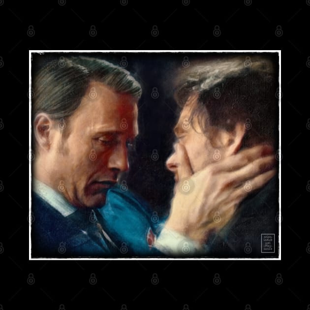 Hannibal and Will in Hannigram Delirium by OrionLodubyal