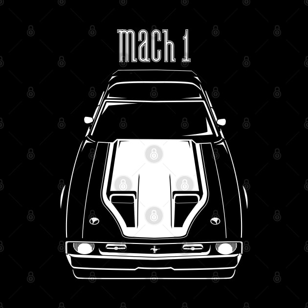 Ford Mustang Mach 1 1971-1972 - White Stripe by V8social