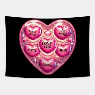 Valentine's Day Hearts Tapestry