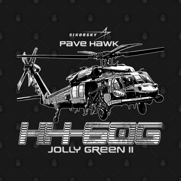 Pave Hawk HH-60G Search and Rescue Helicopter Us Navy Air Force by aeroloversclothing