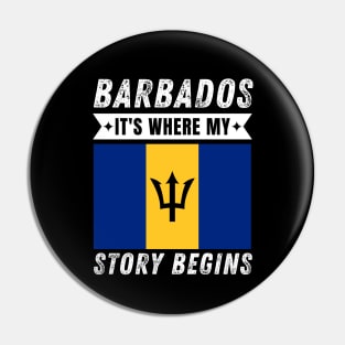 Barbados It's Where My Story Begins Pin