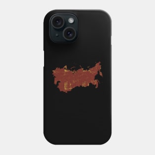 Map of Soviet Union Phone Case