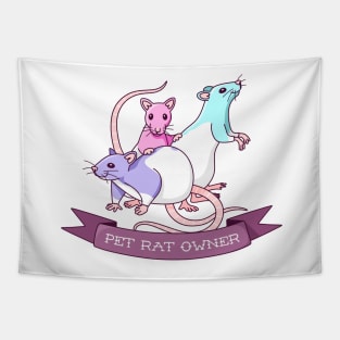 Pet Rat Owner Tapestry