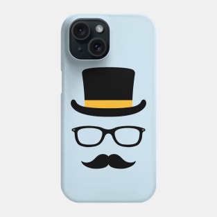 Mustache Ideology Handlebar Mustache Fathers Day Funny Dad Phone Case