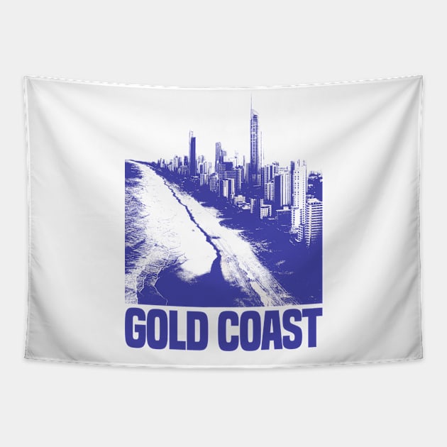 Gold Coast Tapestry by Den Vector