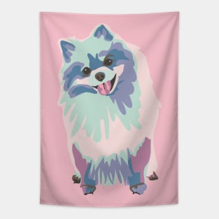 Pretty Pomeranian Portrait Tapestry