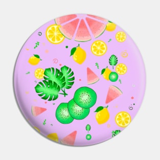 Summer fruits Pin