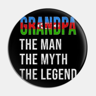 Grand Father Azerbaijani Grandpa The Man The Myth The Legend - Gift for Azerbaijani Dad With Roots From  Azerbaijan Pin