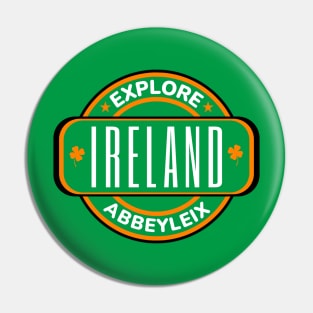 Abbeyleix Ireland - Irish Town Pin