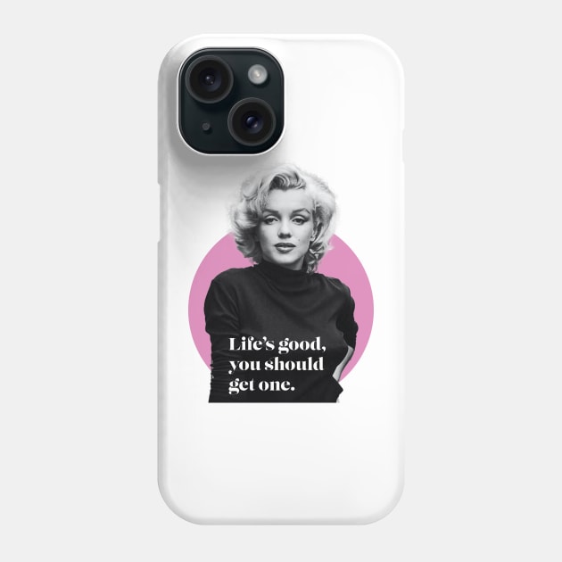 Marilyn Monroe Phone Case by weybright