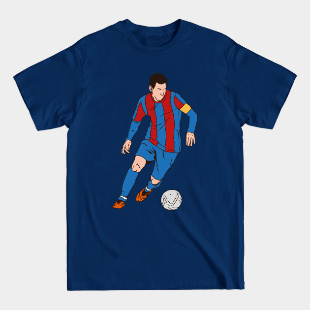 Disover blue and red color football player - Football - T-Shirt