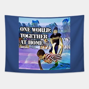 One World: Together at Home Tapestry