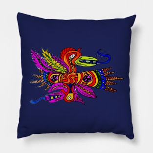 Mesoamerican Thunderbird Pillow