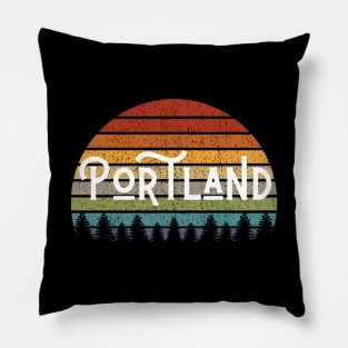 Portland Oregon Maine Design for Portland Pride Pillow