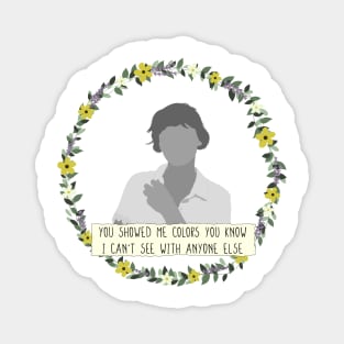 Minimalist folklore Taylor Swift Magnet