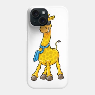 Giraffe with Sunglasses and Scarf Phone Case