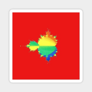 Red Tie Day Paint Splatter Gay Pride Magnet