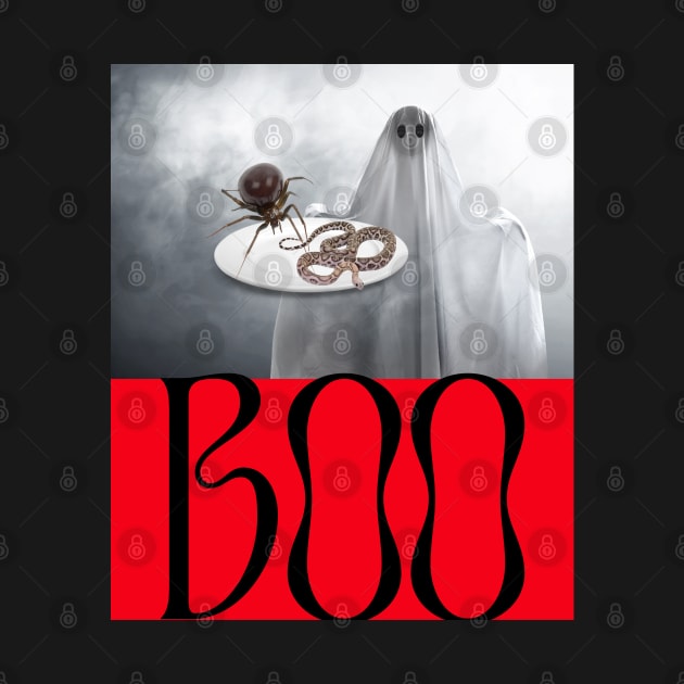 BOO GHOST!! - Halloween Funny | Halloween Costume | Happy Halloween |  Cute Spooky Halloween by Cosmic Story Designer