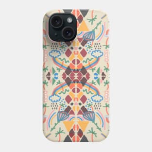 Rainbow No. 7 - the sun, the moon, palm trees, eyes, rainbows and more pattern Phone Case