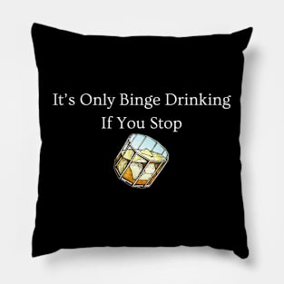 Binge Drinking Pillow