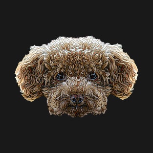 Toy Poodle Face T-Shirt