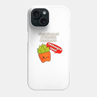 Exchanged Eyes Bad Translation Phone Case