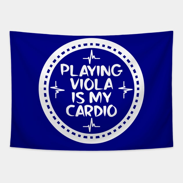 Playing Viola Is My Cardio Tapestry by colorsplash
