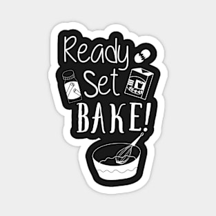 Ready , Set Bake Text Art Magnet