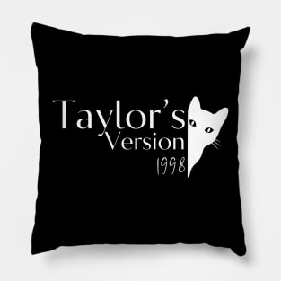 cute cat, taylors version 1998 Pillow