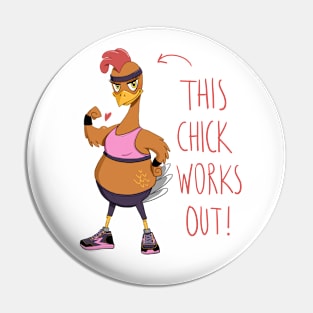 This Chick Works Out Pin