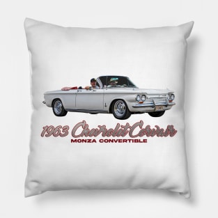 1963 Chevrolet Corvair Monza Convertible Pillow