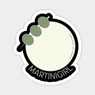 OLIVE MARTINI GIRL Magnet