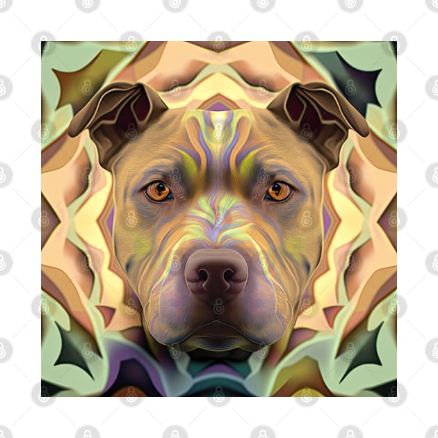 A Fractal Design of A Pit Bull by daniel4510