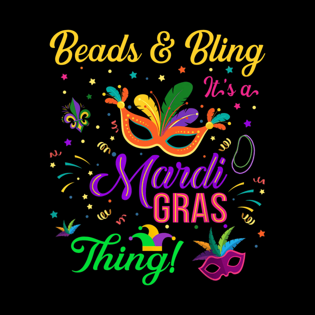 Beads and Bling It_s a Mardi Gras Thing - Mardi Gras by Manonee