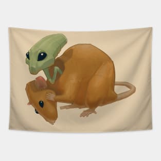 Rat Alien Tapestry