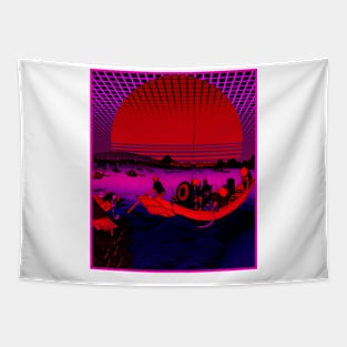 Vaporwave Now Tapestry