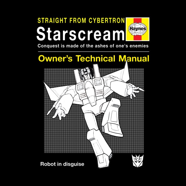 Starscream Haynes Manual Transformers by Bevatron