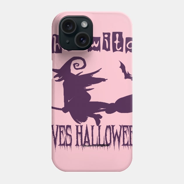 This Witch Loves Halloween Phone Case by doctor ax