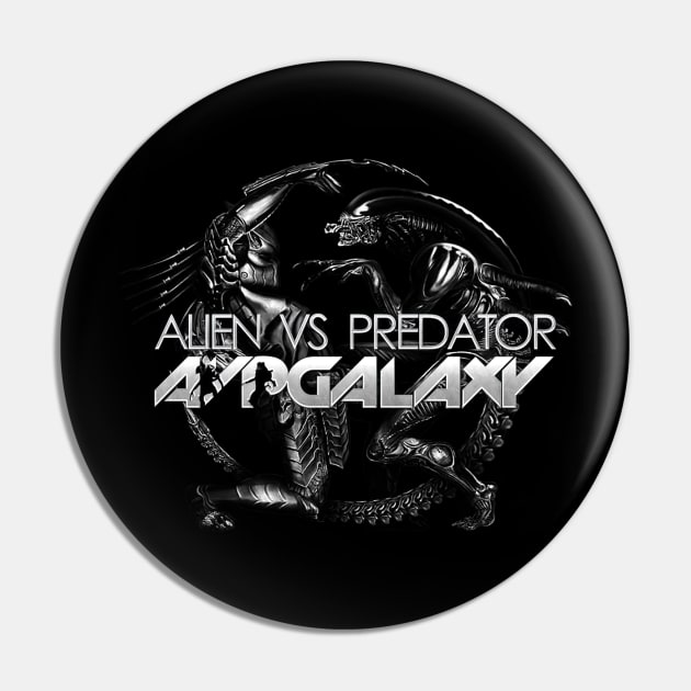 AvPGalaxy Circular Silver Logo Pin by RidgeTop