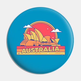 Australia Travel Souvenir Pin