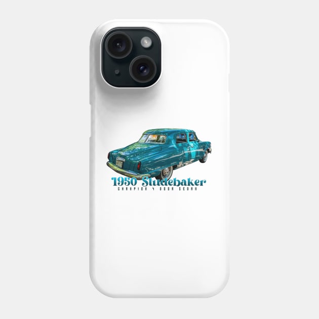 1950 Studebaker Champion 4 Door Sedan Phone Case by Gestalt Imagery